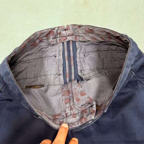 Asfalto Chinos Made in Italy Navy Blue W33 x L28 - Picture 5 of 10